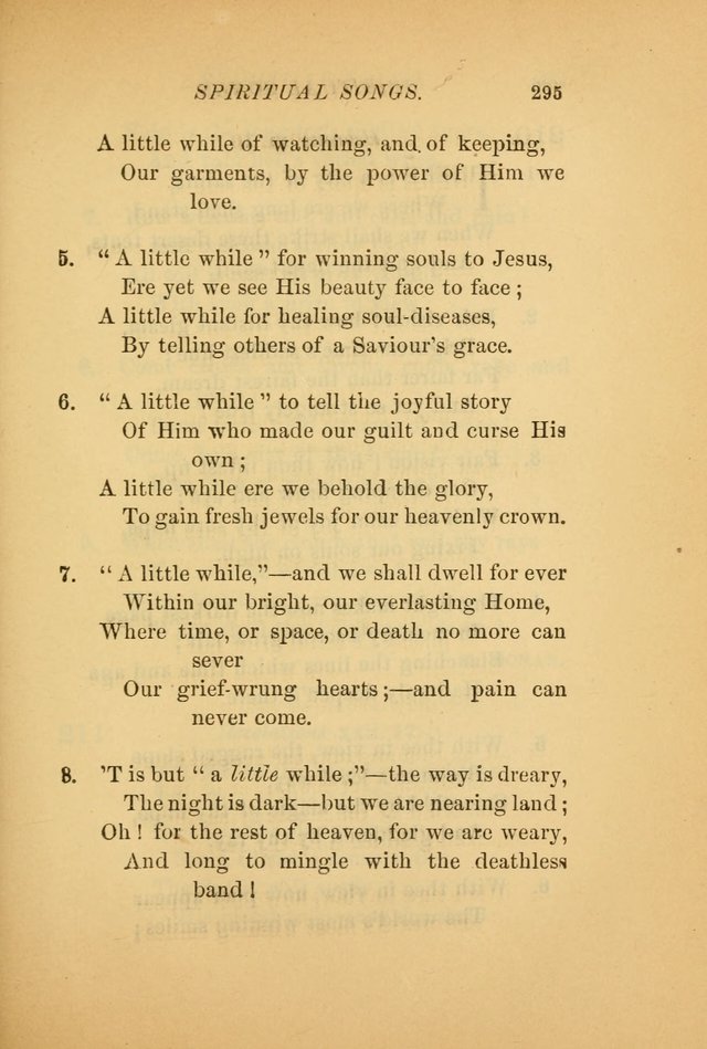 Hymns for the Church on Earth: being three hundred and sixty-six hymns and spiritual songs. (For the most part of modern date.) (New Ed.) page 297