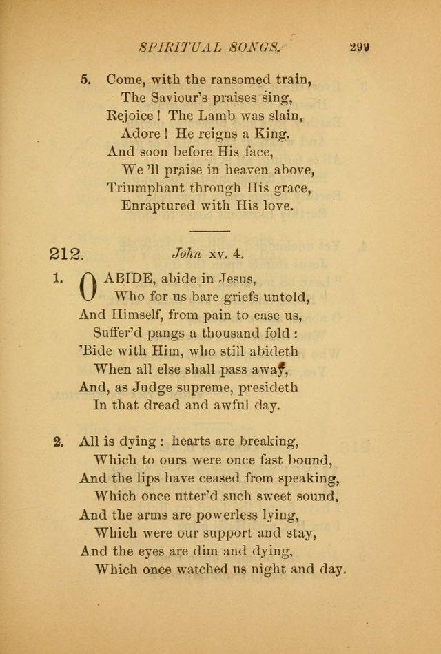 Hymns for the Church on Earth: being three hundred and sixty-six hymns and spiritual songs. (For the most part of modern date.) (New Ed.) page 301