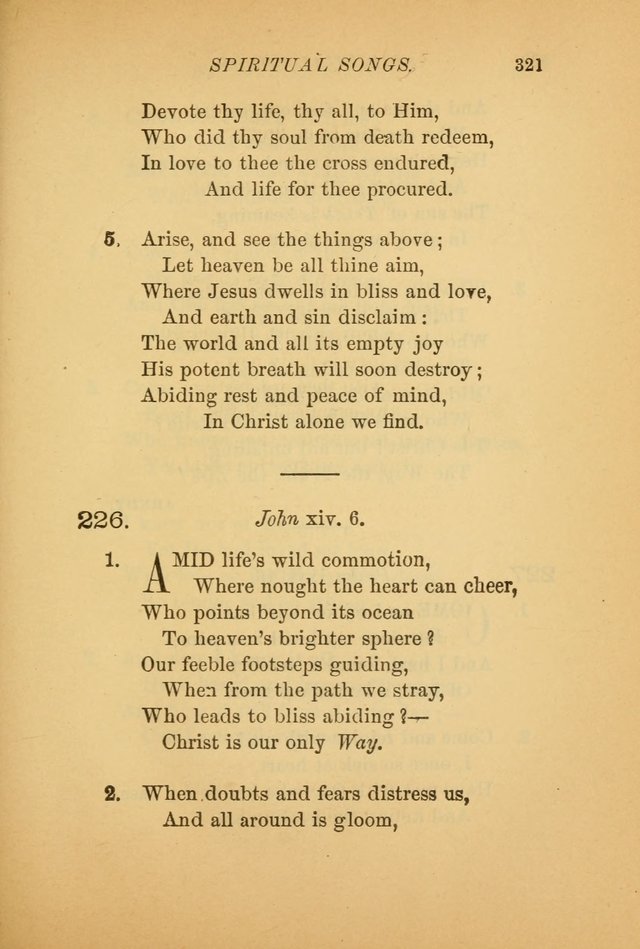 Hymns for the Church on Earth: being three hundred and sixty-six hymns and spiritual songs. (For the most part of modern date.) (New Ed.) page 323