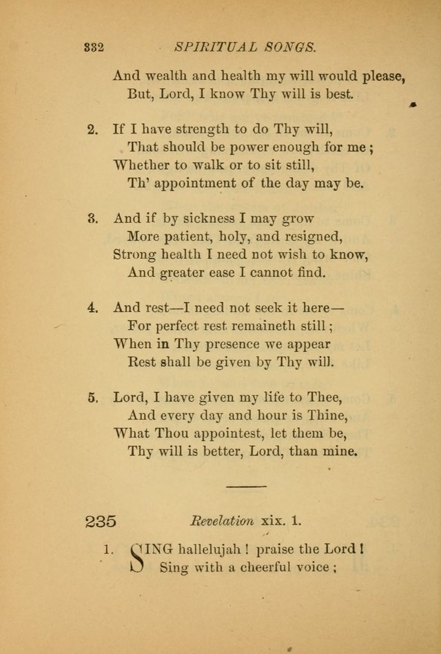 Hymns for the Church on Earth: being three hundred and sixty-six hymns and spiritual songs. (For the most part of modern date.) (New Ed.) page 334