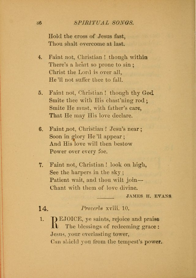 Hymns for the Church on Earth: being three hundred and sixty-six hymns and spiritual songs. (For the most part of modern date.) (New Ed.) page 38