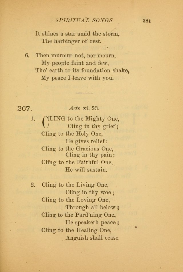 Hymns for the Church on Earth: being three hundred and sixty-six hymns and spiritual songs. (For the most part of modern date.) (New Ed.) page 383