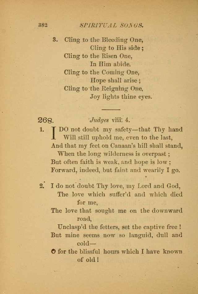 Hymns for the Church on Earth: being three hundred and sixty-six hymns and spiritual songs. (For the most part of modern date.) (New Ed.) page 384