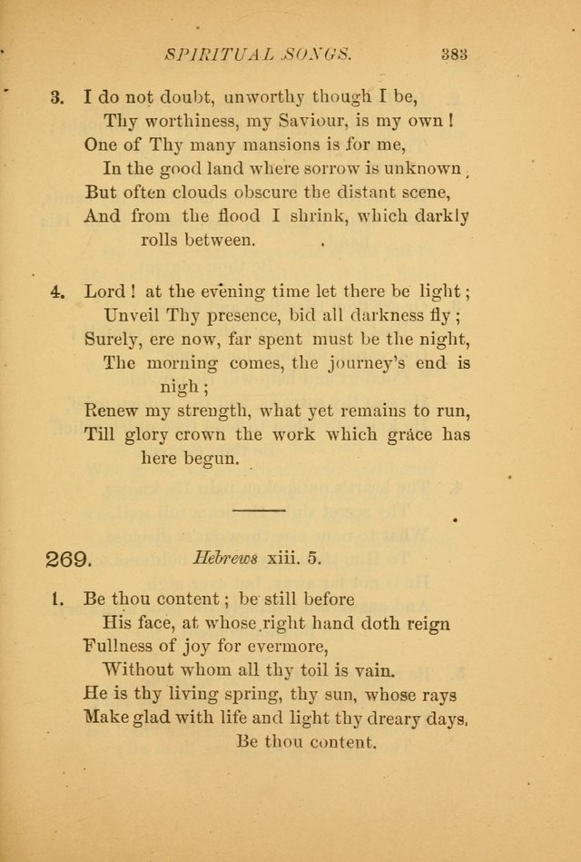 Hymns for the Church on Earth: being three hundred and sixty-six hymns and spiritual songs. (For the most part of modern date.) (New Ed.) page 385