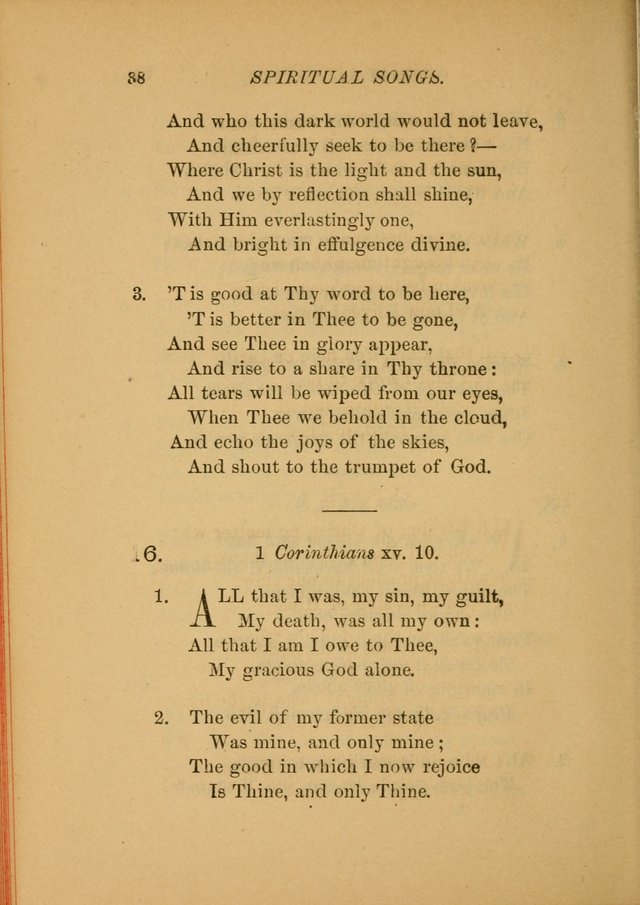 Hymns for the Church on Earth: being three hundred and sixty-six hymns and spiritual songs. (For the most part of modern date.) (New Ed.) page 40