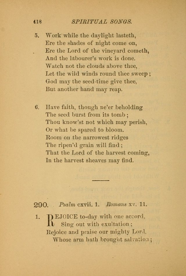 Hymns for the Church on Earth: being three hundred and sixty-six hymns and spiritual songs. (For the most part of modern date.) (New Ed.) page 420