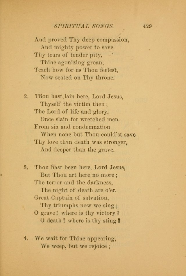 Hymns for the Church on Earth: being three hundred and sixty-six hymns and spiritual songs. (For the most part of modern date.) (New Ed.) page 431