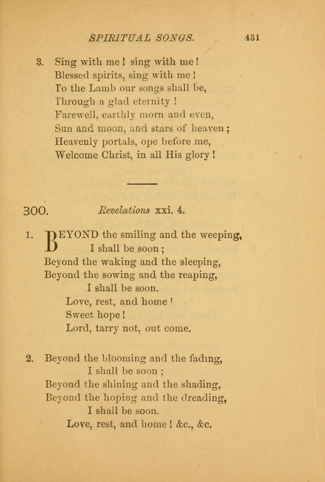 Hymns for the Church on Earth: being three hundred and sixty-six hymns and spiritual songs. (For the most part of modern date.) (New Ed.) page 433