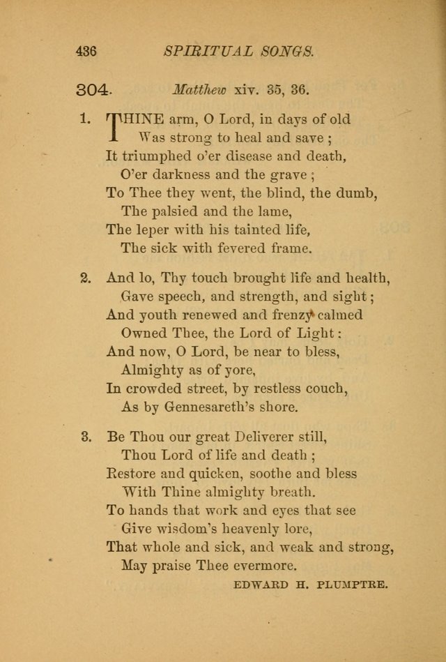 Hymns for the Church on Earth: being three hundred and sixty-six hymns and spiritual songs. (For the most part of modern date.) (New Ed.) page 438