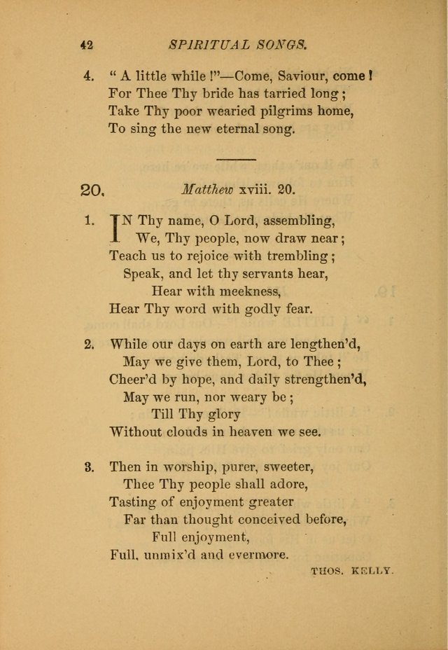 Hymns for the Church on Earth: being three hundred and sixty-six hymns and spiritual songs. (For the most part of modern date.) (New Ed.) page 44