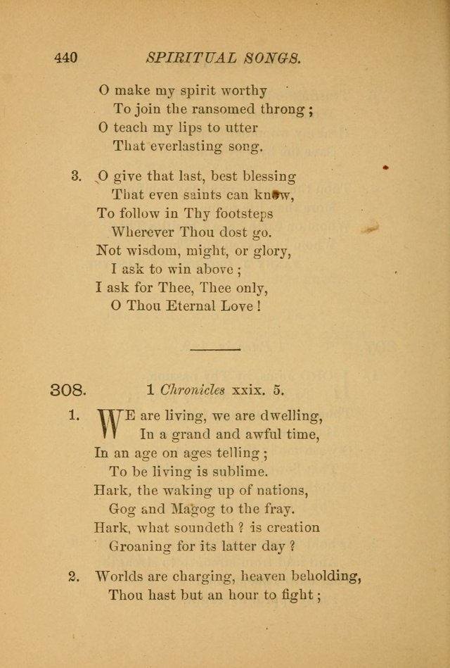 Hymns for the Church on Earth: being three hundred and sixty-six hymns and spiritual songs. (For the most part of modern date.) (New Ed.) page 442