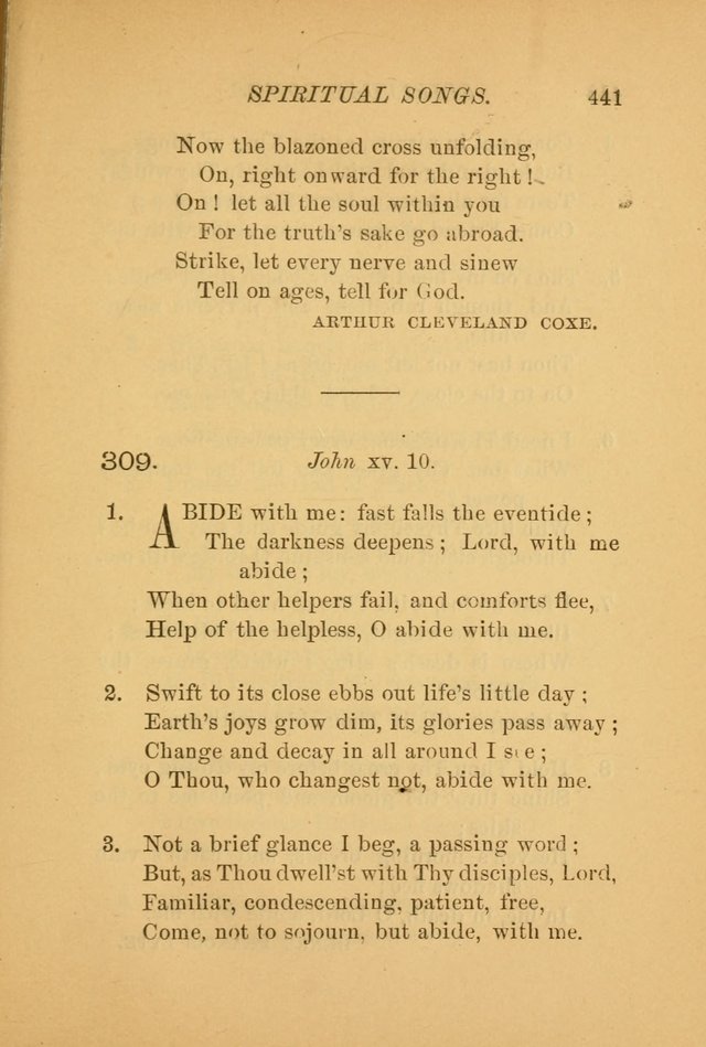 Hymns for the Church on Earth: being three hundred and sixty-six hymns and spiritual songs. (For the most part of modern date.) (New Ed.) page 443