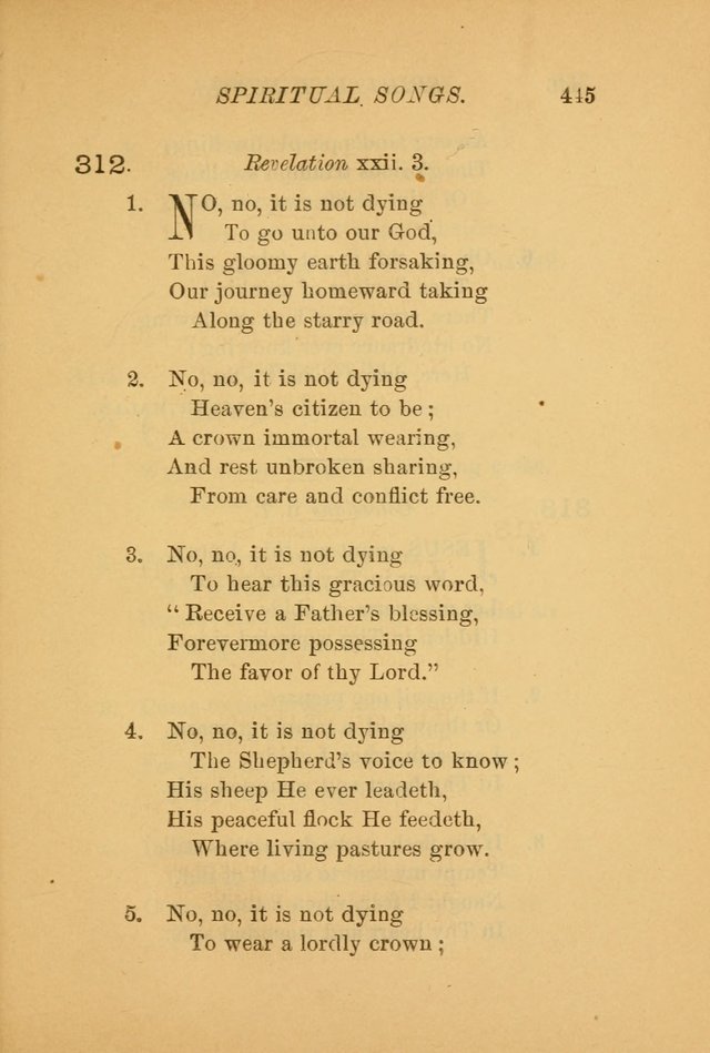 Hymns for the Church on Earth: being three hundred and sixty-six hymns and spiritual songs. (For the most part of modern date.) (New Ed.) page 447