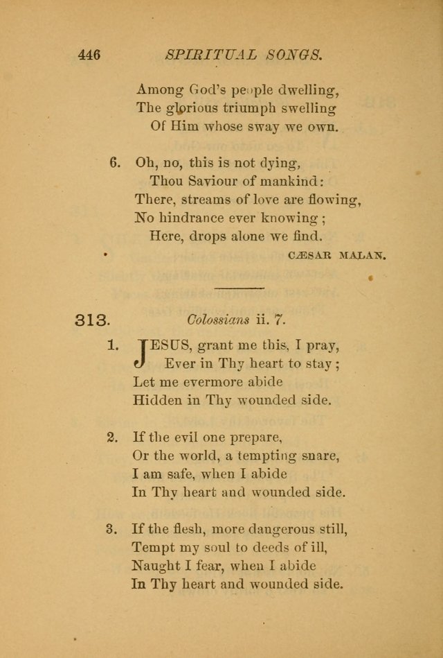 Hymns for the Church on Earth: being three hundred and sixty-six hymns and spiritual songs. (For the most part of modern date.) (New Ed.) page 448