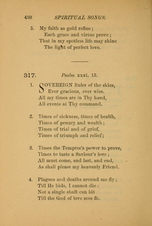 Hymns for the Church on Earth: being three hundred and sixty-six hymns and spiritual songs. (For the most part of modern date.) (New Ed.) page 452