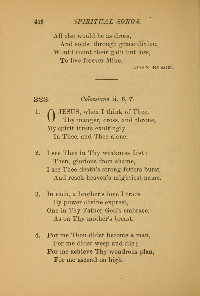 Hymns for the Church on Earth: being three hundred and sixty-six hymns and spiritual songs. (For the most part of modern date.) (New Ed.) page 458