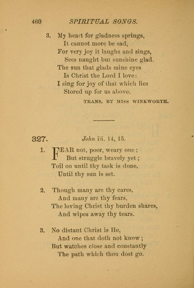 Hymns for the Church on Earth: being three hundred and sixty-six hymns and spiritual songs. (For the most part of modern date.) (New Ed.) page 462