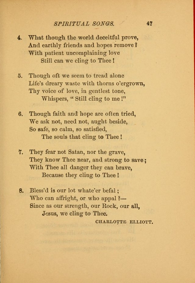 Hymns for the Church on Earth: being three hundred and sixty-six hymns and spiritual songs. (For the most part of modern date.) (New Ed.) page 49