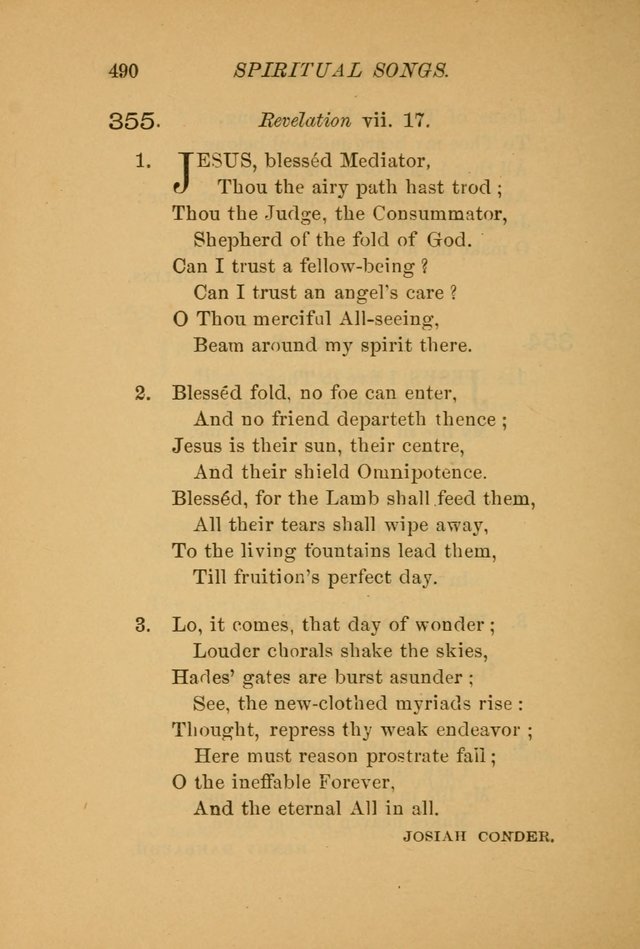 Hymns for the Church on Earth: being three hundred and sixty-six hymns and spiritual songs. (For the most part of modern date.) (New Ed.) page 492