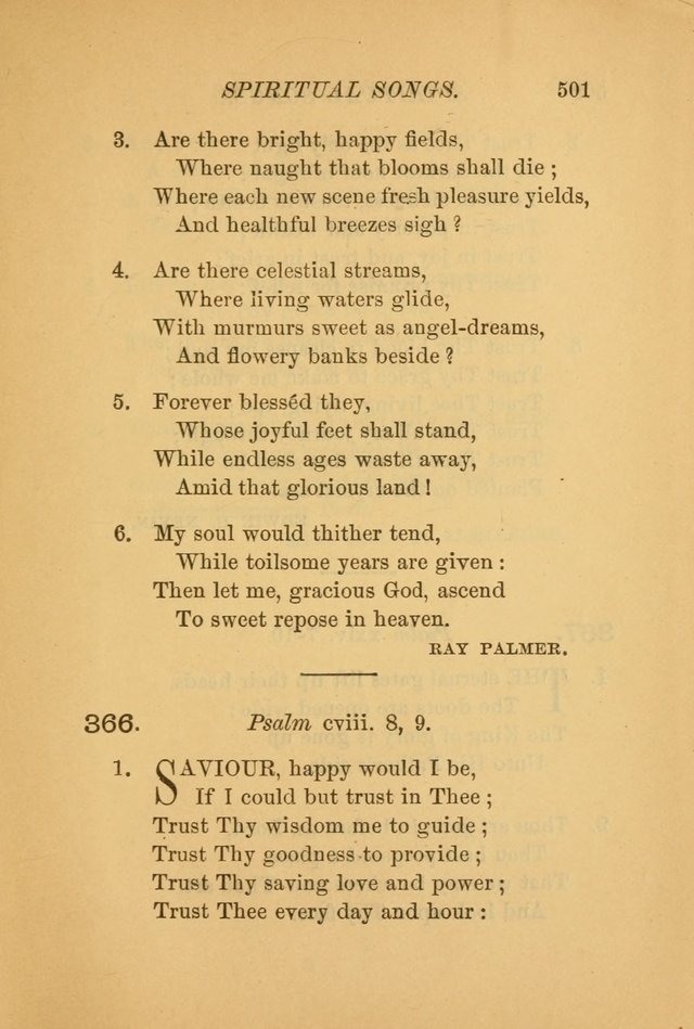 Hymns for the Church on Earth: being three hundred and sixty-six hymns and spiritual songs. (For the most part of modern date.) (New Ed.) page 503