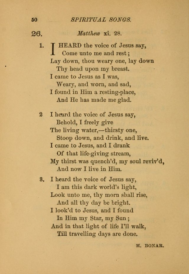 Hymns for the Church on Earth: being three hundred and sixty-six hymns and spiritual songs. (For the most part of modern date.) (New Ed.) page 52