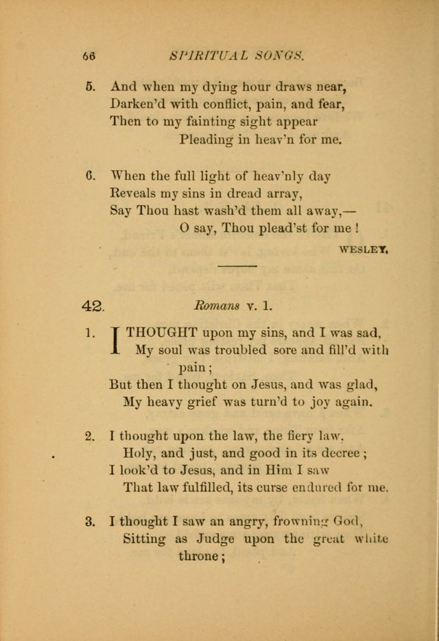 Hymns for the Church on Earth: being three hundred and sixty-six hymns and spiritual songs. (For the most part of modern date.) (New Ed.) page 68