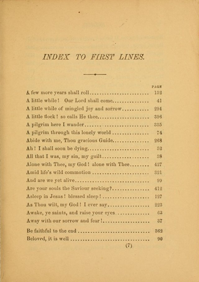 Hymns for the Church on Earth: being three hundred and sixty-six hymns and spiritual songs. (For the most part of modern date.) (New Ed.) page 7