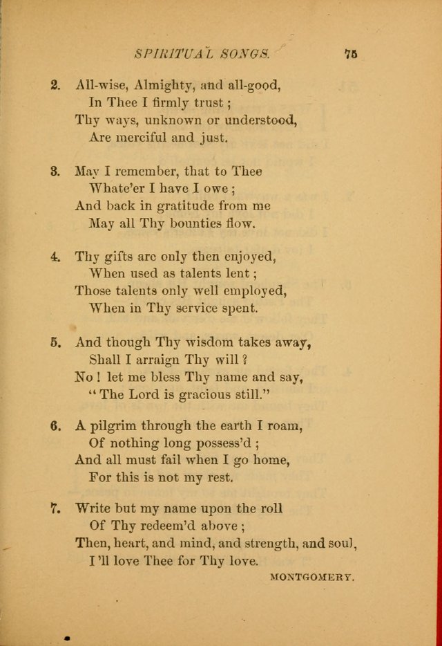 Hymns for the Church on Earth: being three hundred and sixty-six hymns and spiritual songs. (For the most part of modern date.) (New Ed.) page 77