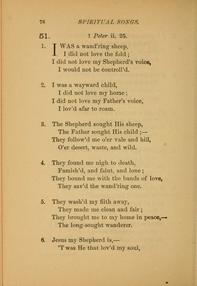 Hymns for the Church on Earth: being three hundred and sixty-six hymns and spiritual songs. (For the most part of modern date.) (New Ed.) page 78