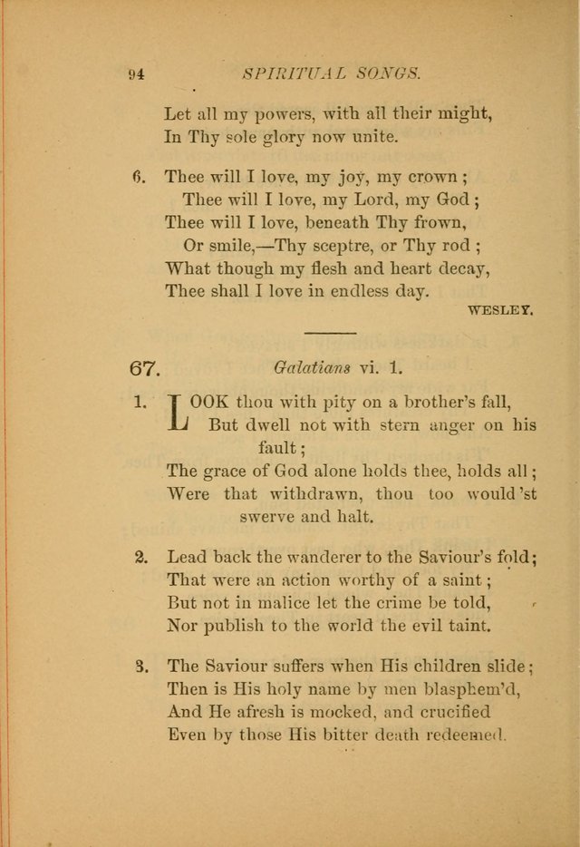 Hymns for the Church on Earth: being three hundred and sixty-six hymns and spiritual songs. (For the most part of modern date.) (New Ed.) page 96