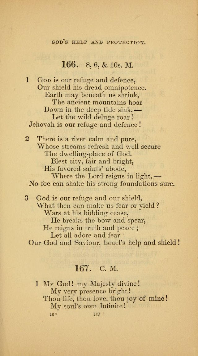 Hymns for the Church of Christ (3rd thousand) page 113