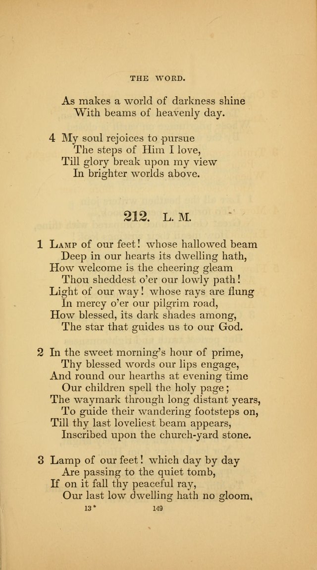 Hymns for the Church of Christ (3rd thousand) page 149