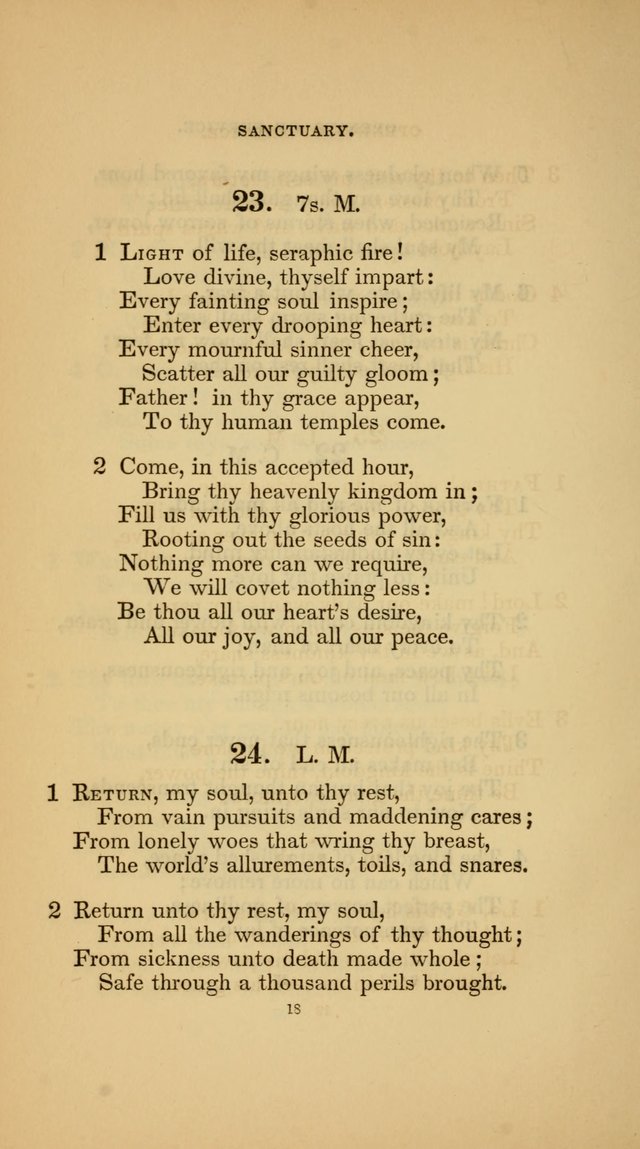 Hymns for the Church of Christ (3rd thousand) page 18