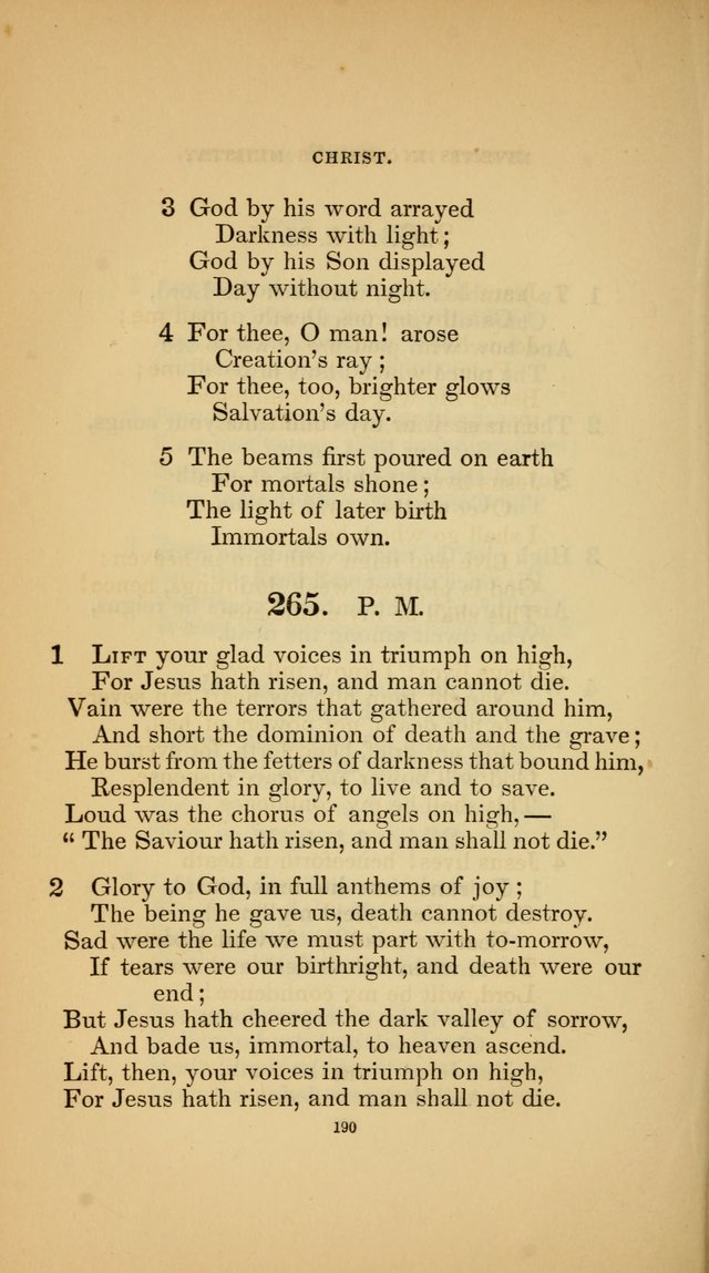 Hymns for the Church of Christ (3rd thousand) page 190