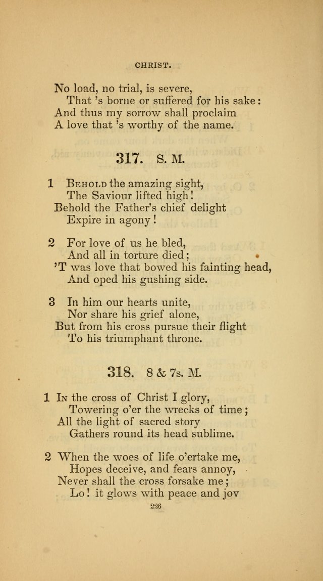 Hymns for the Church of Christ (3rd thousand) page 226