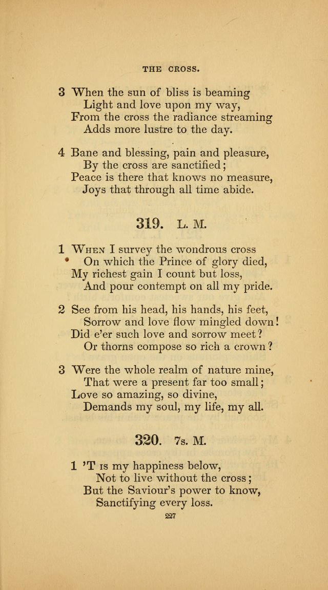 Hymns for the Church of Christ (3rd thousand) page 227