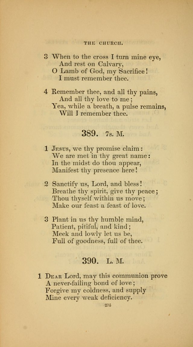 Hymns for the Church of Christ (3rd thousand) page 276