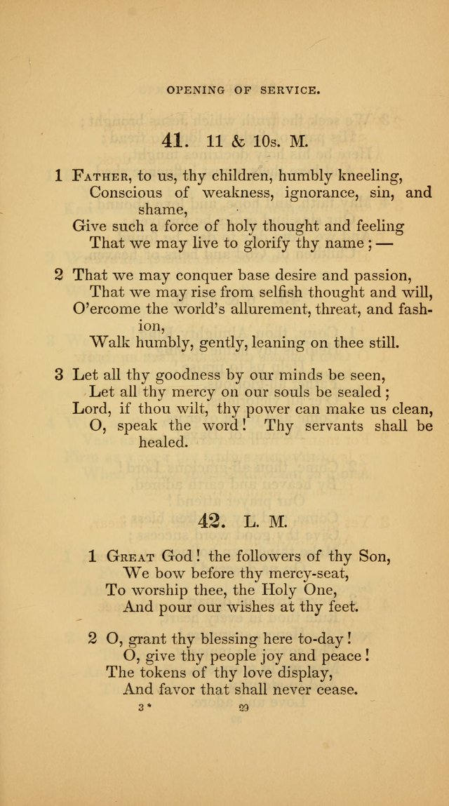 Hymns for the Church of Christ (3rd thousand) page 29