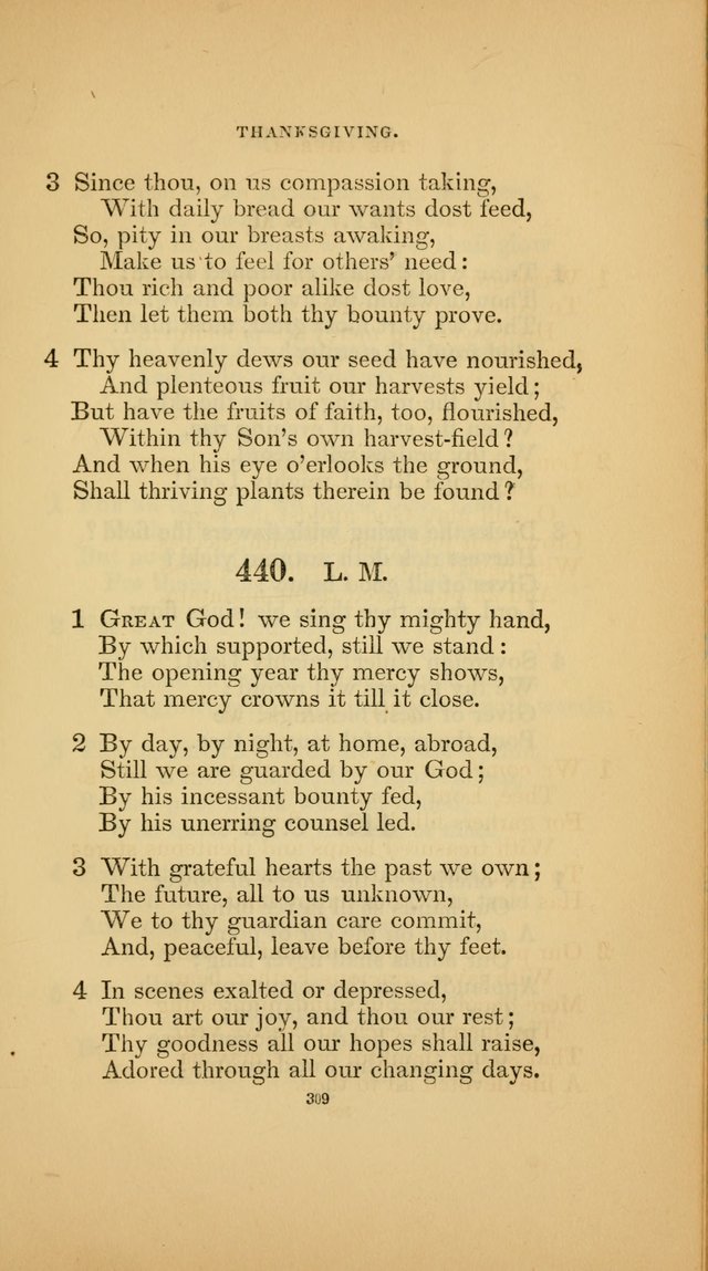 Hymns for the Church of Christ (3rd thousand) page 309