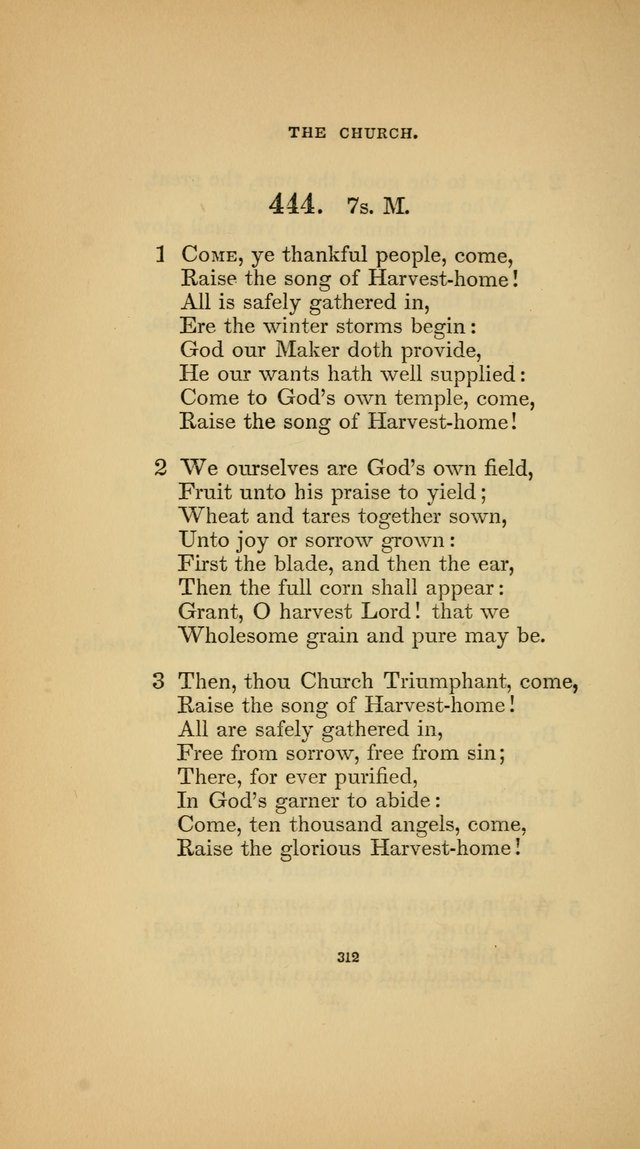 Hymns for the Church of Christ (3rd thousand) page 312