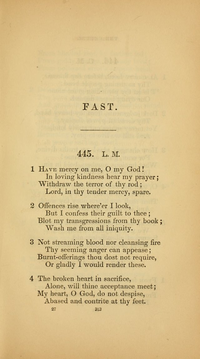 Hymns for the Church of Christ (3rd thousand) page 313