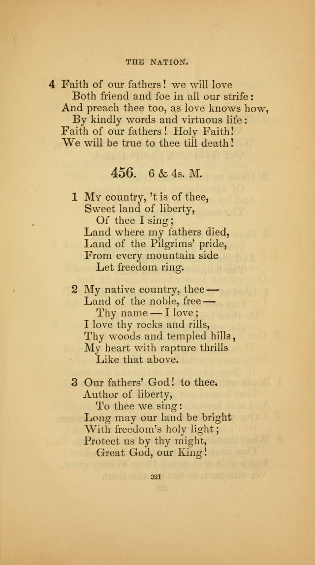 Hymns for the Church of Christ (3rd thousand) page 321