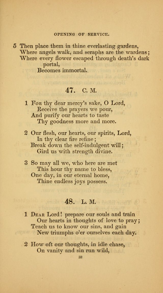 Hymns for the Church of Christ (3rd thousand) page 33