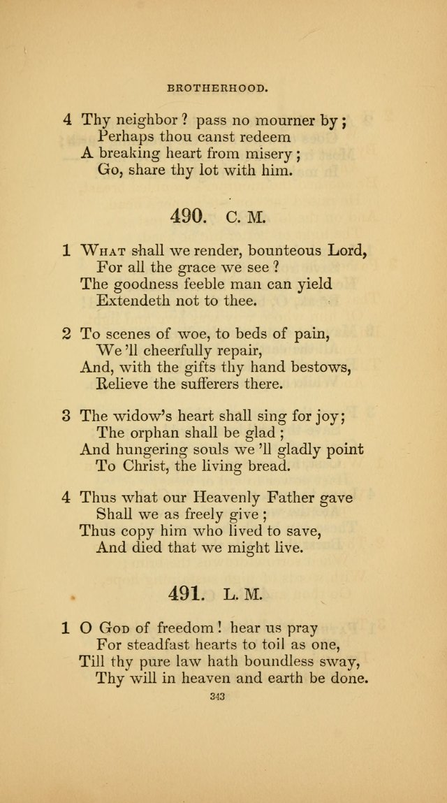 Hymns for the Church of Christ (3rd thousand) page 343