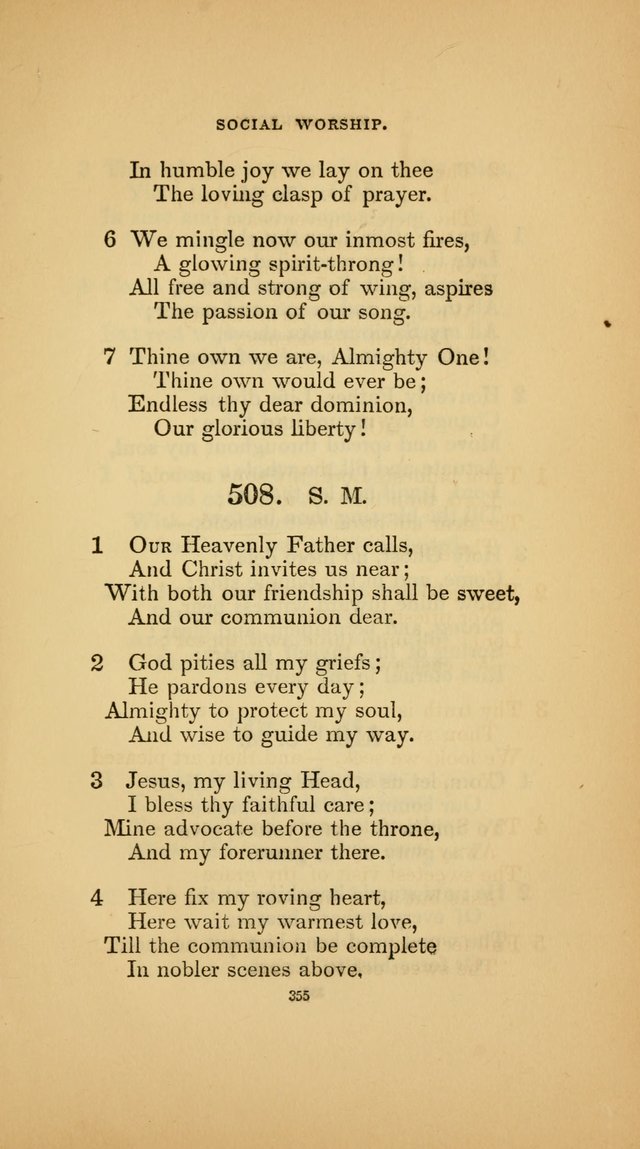 Hymns for the Church of Christ (3rd thousand) page 355