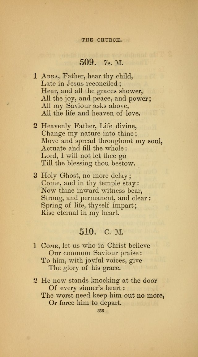 Hymns for the Church of Christ (3rd thousand) page 356