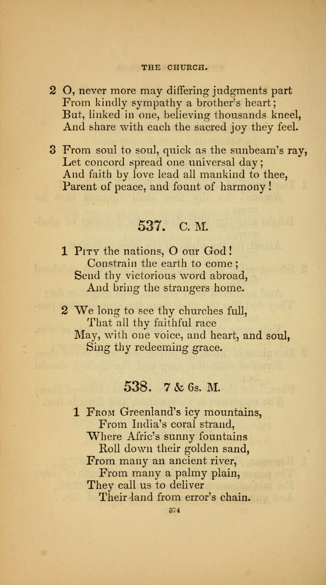 Hymns for the Church of Christ (3rd thousand) page 374