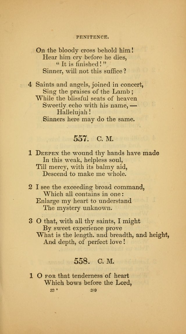 Hymns for the Church of Christ (3rd thousand) page 389