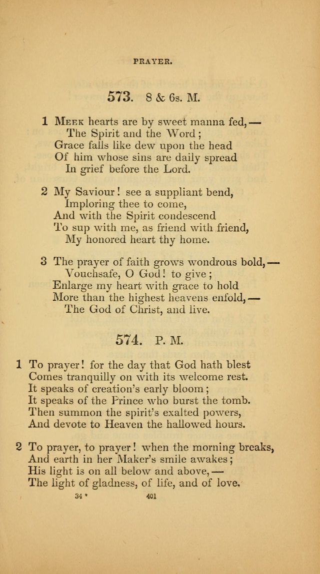 Hymns for the Church of Christ (3rd thousand) page 401