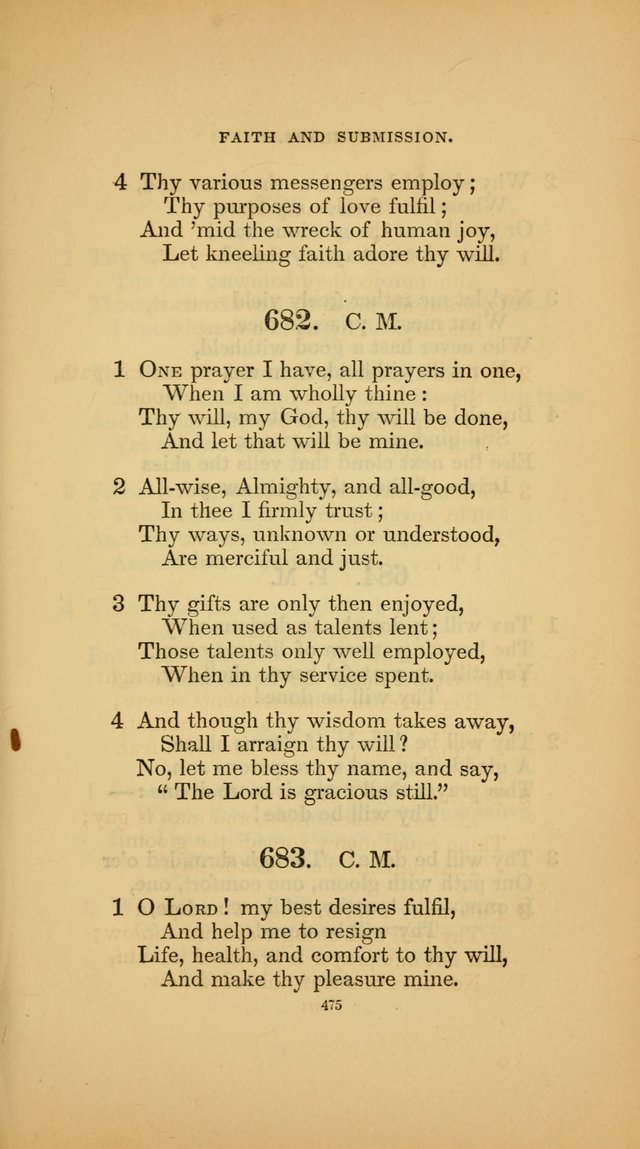 Hymns for the Church of Christ (3rd thousand) page 475